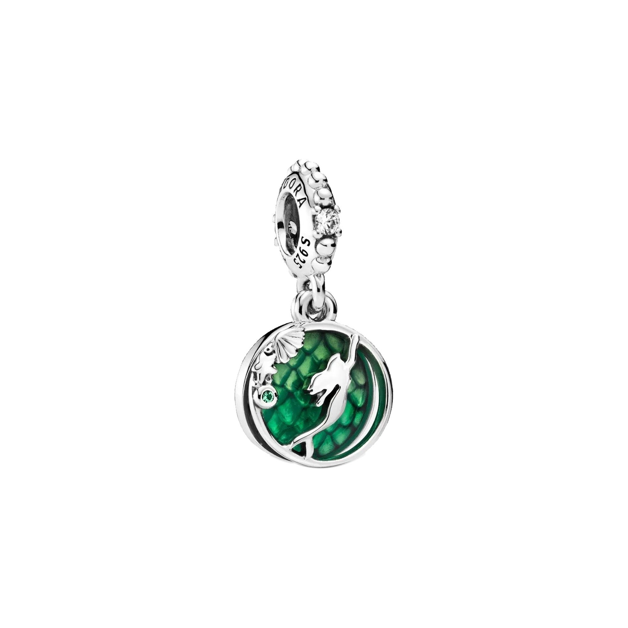 Pandora Disney Ariel Charm Women Charm Green 798231CZ Green