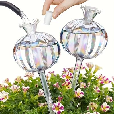 Automatisches Bewässerungssystem für Pflanzen in Glasbirnenform, für Blumenpflanzen, Wassertropfer, leichtes Tropfbewässerungssystem für Zimmerpflanzen