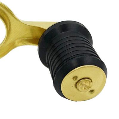 1inch Rubber Brass Snap Flip Style Drain Plug Hull Livewell Boat Accessories