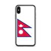 Phone Case – Flag of Nepal – Compatible iPhone XS – Soft Case – Resistant and Shockproof - Silicone - Pixelforma