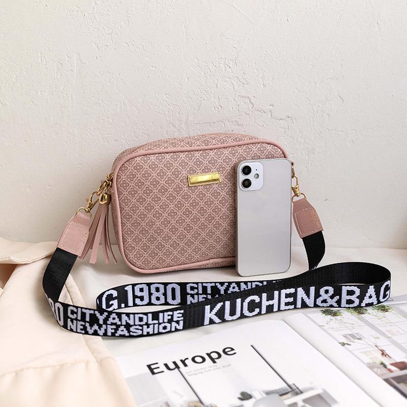 Yogodlns Мода Печать Квадратная сумка для женщин PU Кожа Плечо ...