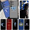 Greek Greece Flag Phone Case For Samsung Galaxy S23 S20 FE S21 FE S22 Ultra Note20 Note10 S8 S9 S10 Plus Cover