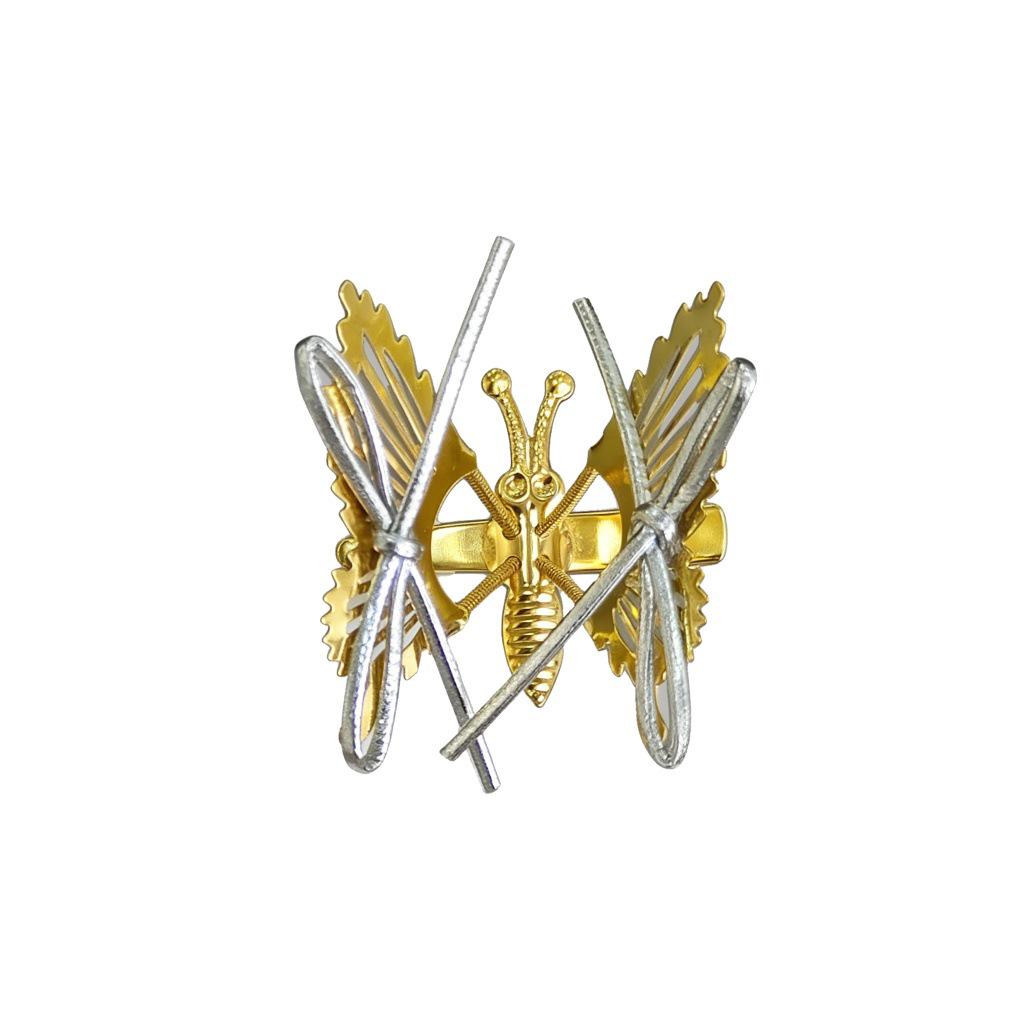 Vintage Schmetterlings-Quasten-Haarspange: Damen Perlen Haaraccessoire im antiken Stil für Pony und Seitenclips.