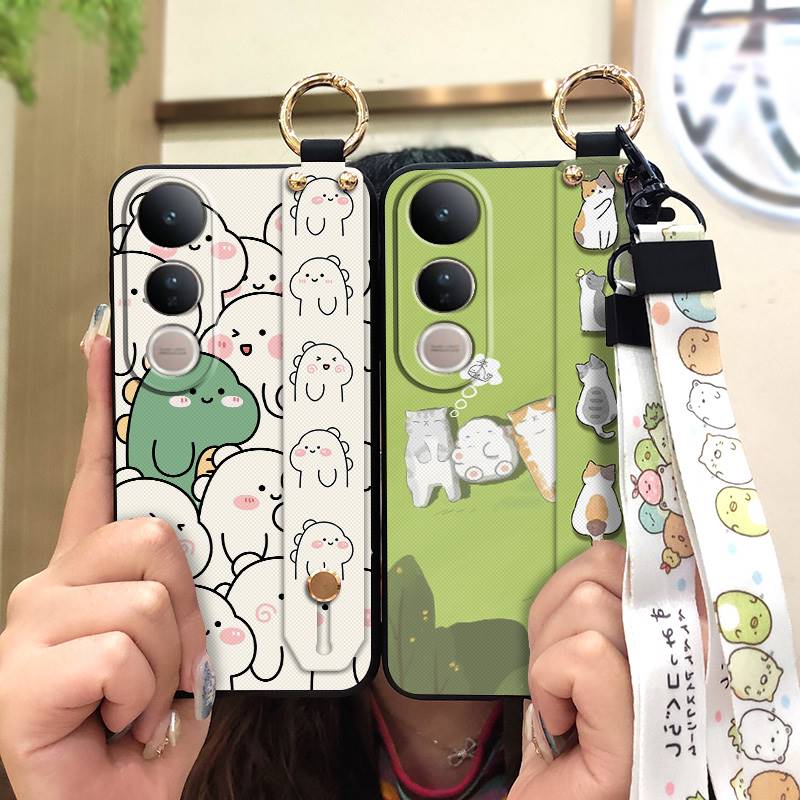 Cartoon Cute Phone Case For VIVO V50 Lite 5G Global Soft case Protective Fashion Design Shockproof Dirt-resistant Ring