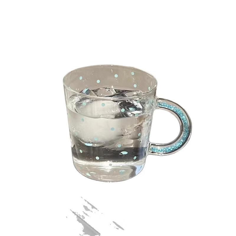 Macaron Color Handle Borosilicate Glass Cup