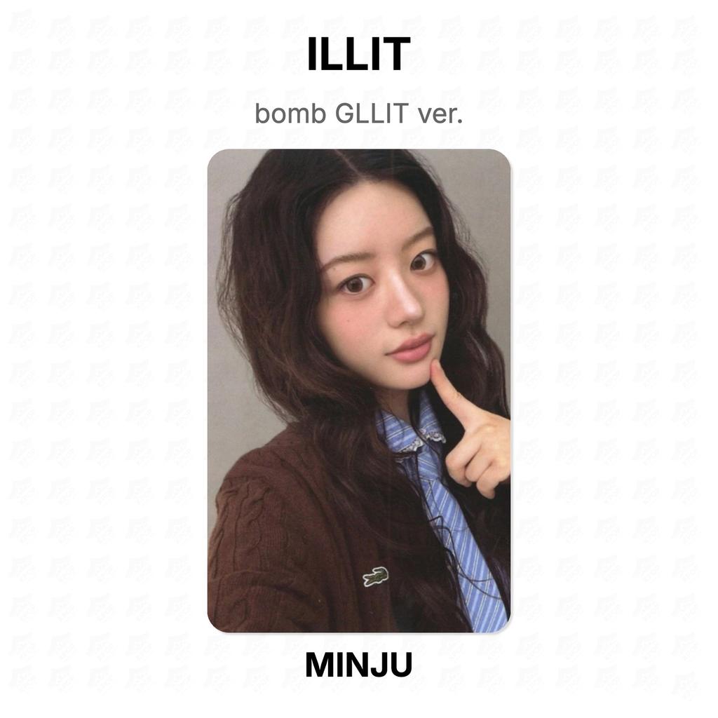ILLIT Bombe GLLIT ver. Offizielle Fotokarte