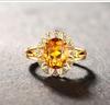 Sace Gems Classic Copper Alloy Zircon Ring Ladies Jewelry Wedding Promise Party Gift