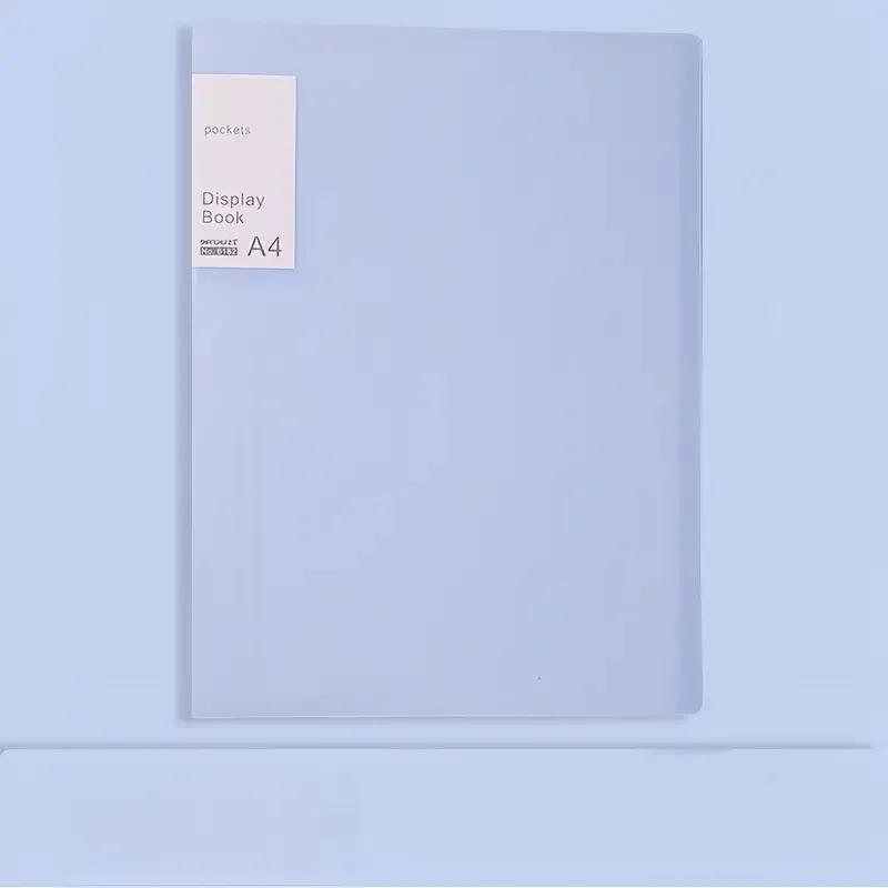 Document Presentation Folder - A4 PP Display Book with 20/40 Transparent Pockets & Sheet Protectors