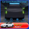 For Tesla Model Y Four Seasons Fit Universal Dust Proof UV Sunshade Scratch-Resistant Waterproof Windproof Car Protection Cover