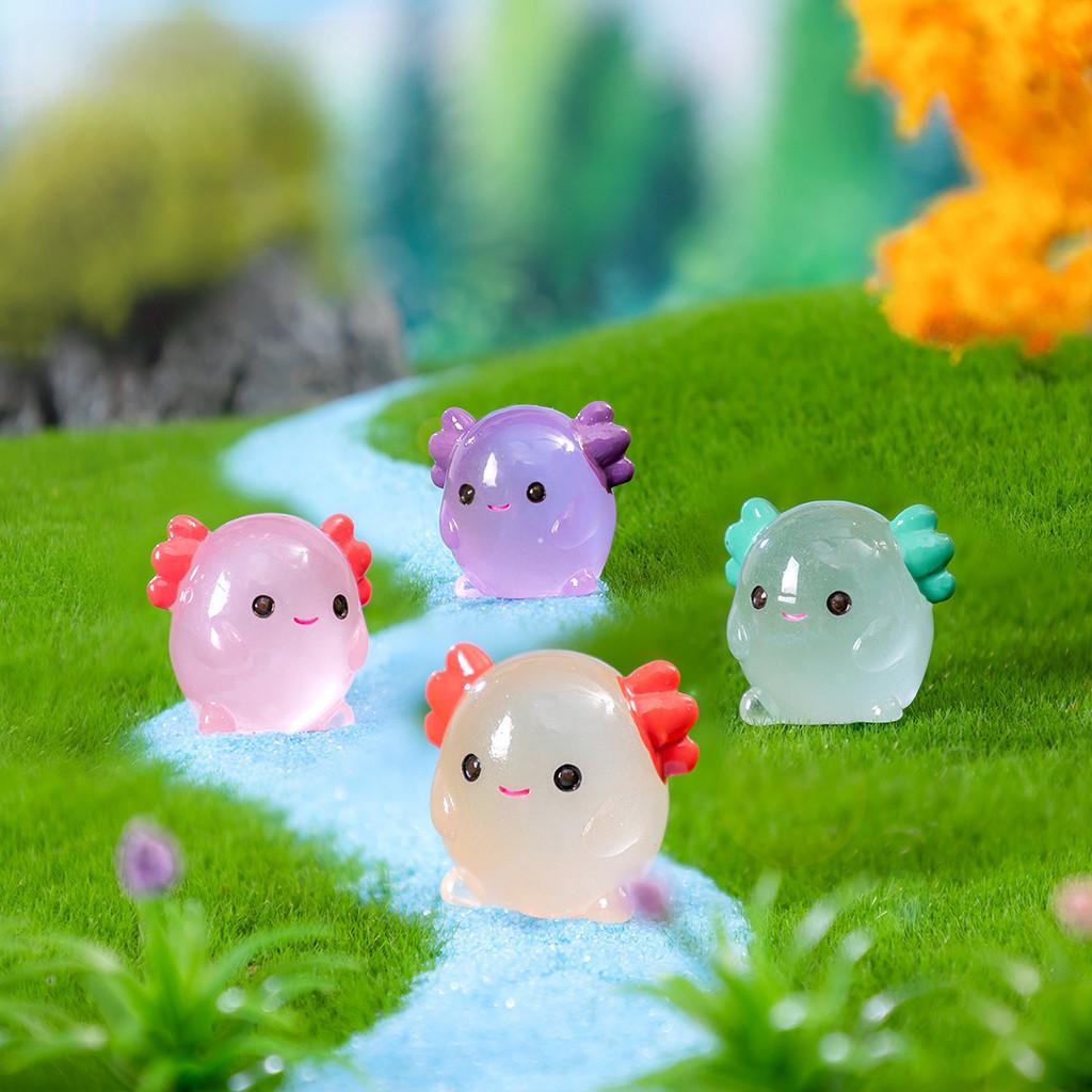 Colorful Resin Cute Chubby Hexagonal Dragon Figurines For Diy Garden Projects