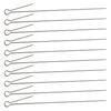 50Pcs Rotating Sequin Steel Wire DIY Modification Sturdy Anti-rust Wear-resistant Accessories Stainless Steel Spinnerbait Fly Hook Wire Long Needle
