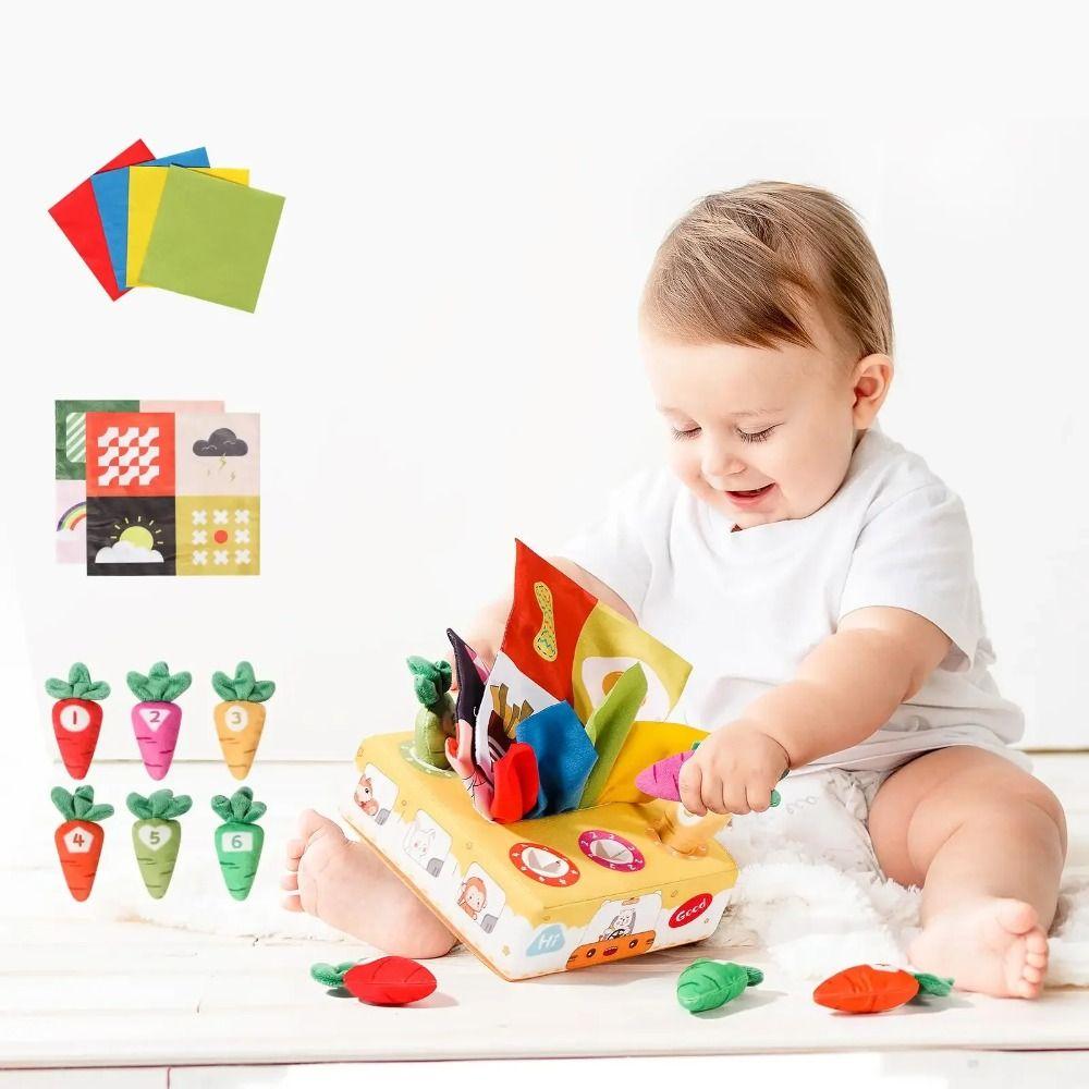 Tear-resistant Radishes Montessori Toy Pulling Carrots Stuffed Toys  Parent-child Game
