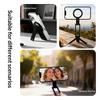 8mm Ultra Thin Magnetic Phone Stand Foldable Tripod Adjustable Angle Desktop Cellphone Holder