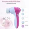 1Pc  Electric 5-in-1 Facial Cleanser Face Brush Multifunctional Rotary Beauty Instrument Pore Cleaner Face Machine