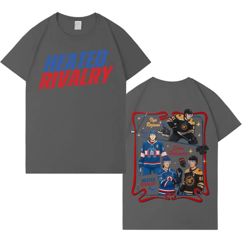 

Heated Rivalry Shane Hollander Ilya Rozanov Hip Hop Graphic Tshrit Mens Women 2026 Spring summer new Casual Short Sleeves top 4XL