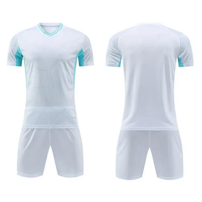 Adult Kids Football Jersey Men Boy Customize Soccer Uniforms Kit Futsal Sportswear Training Tracksuit Child