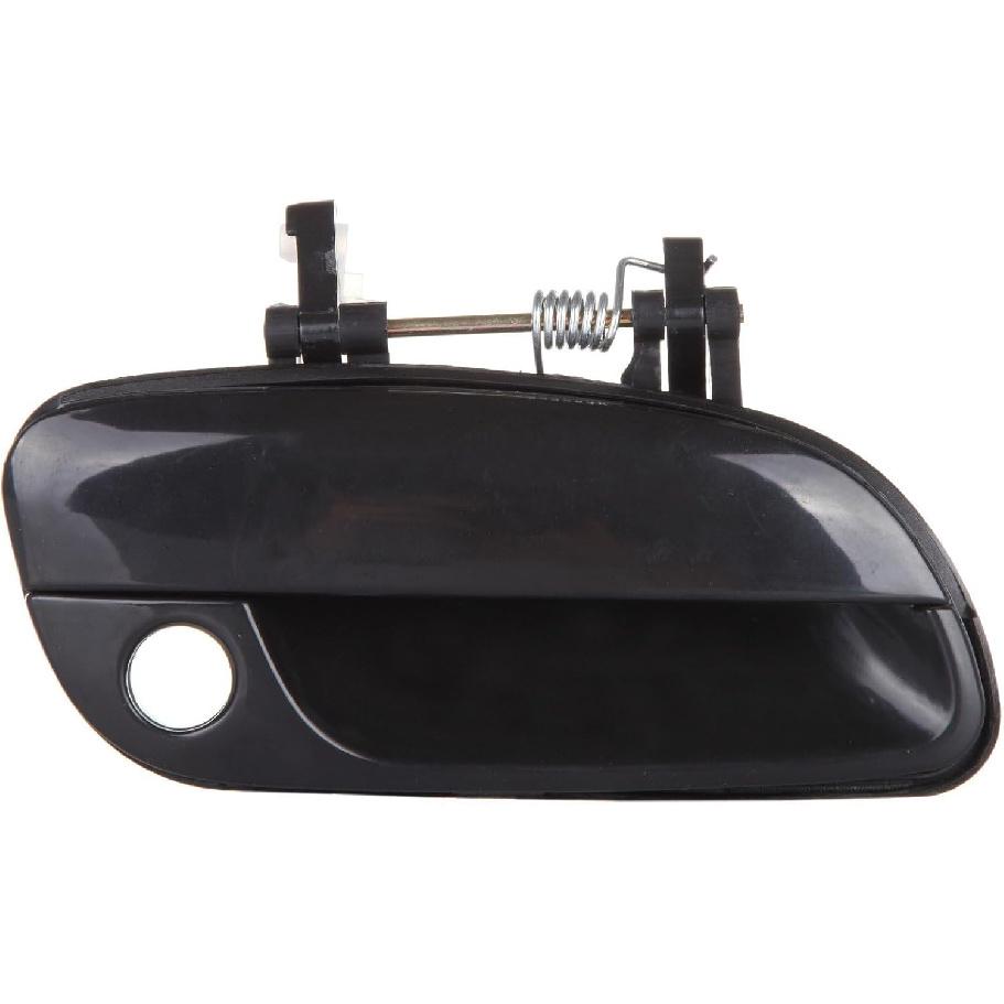 OCPTY Door Handle Exterior Front Passenger Right Side Replacement fit 2001-2005 for Hyundai Elantra Outside Door Handle Black
