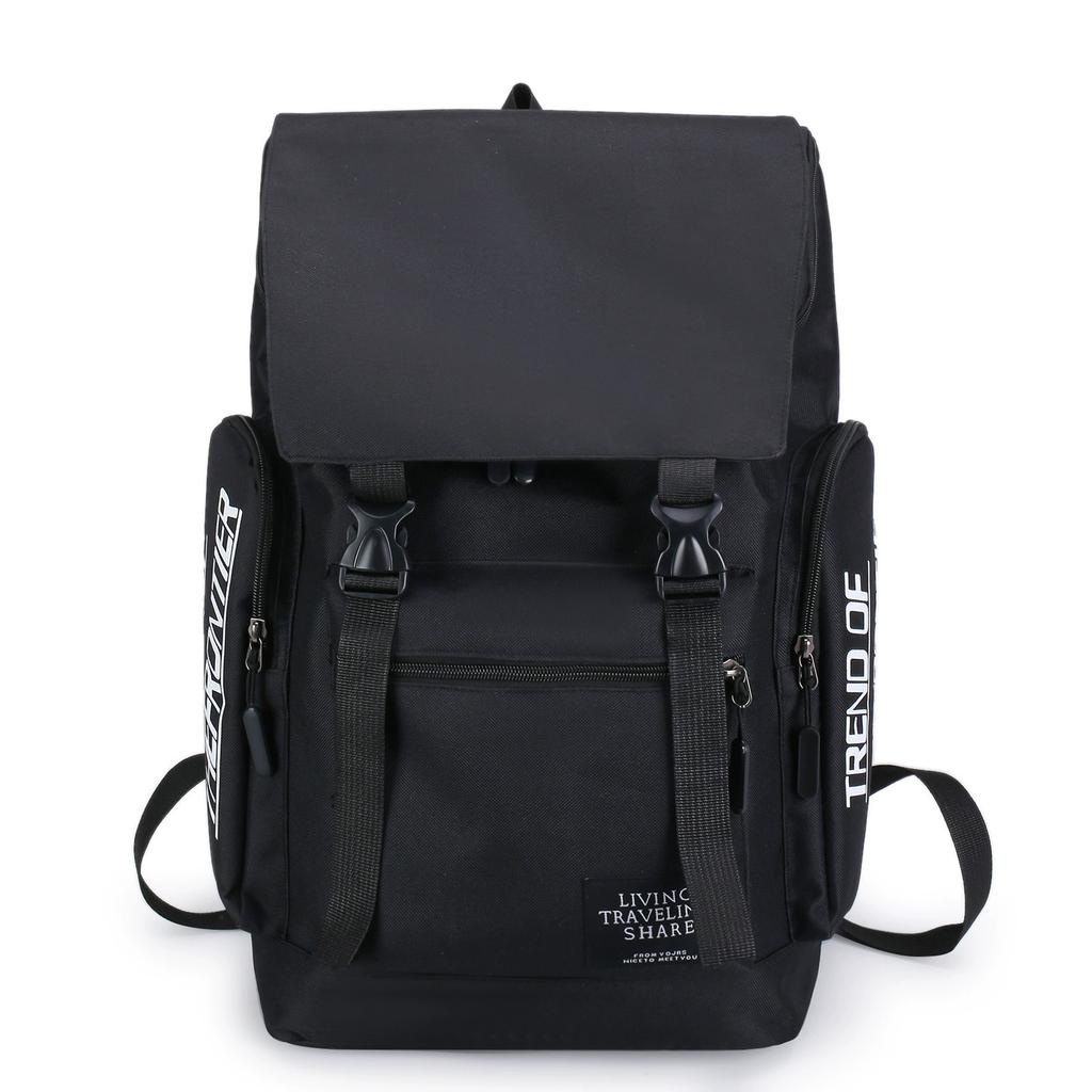Unisex Fashion Print Backpack, New Design Canvas Backpack, Large Capacity School Travel Bag with Laptop Compartment