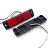 4 LED Reflector Panel Light Truck Identification Light Turn Signal Clearance Brake Tail Light For Trailer Bus Lorry Van 12V 24V