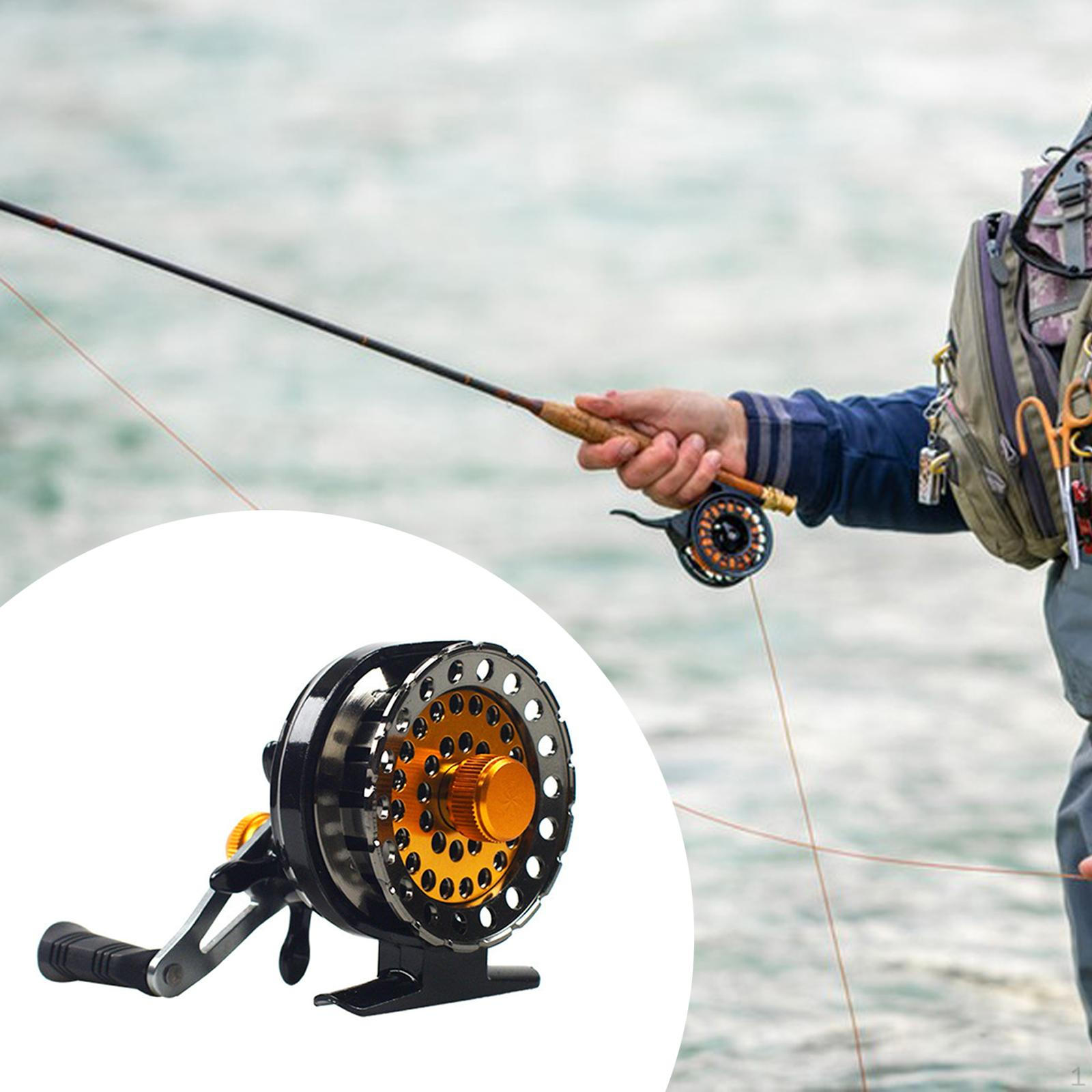 

Рыболовная катушка металлическая проволочная чашка портативный аксессуар выдолбленный с ручкой пресная вода Left Hand