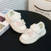 Girls Sports Shoes Princess Style Mesh Lace Bows Kids Casual Shoes Breathable 2025 New Children Running Shoes Non-slip Soft
