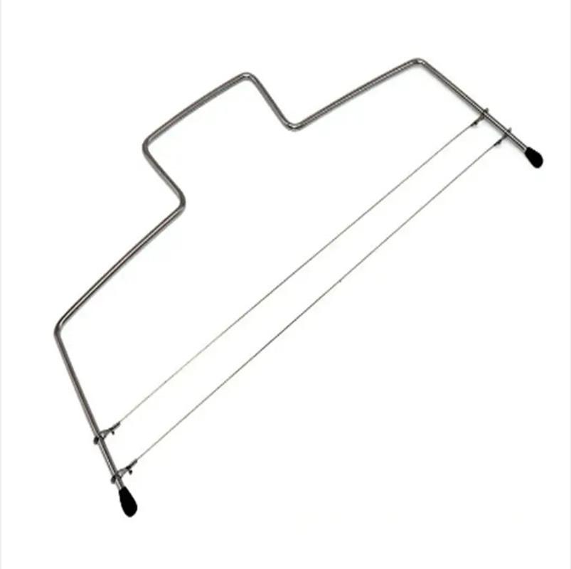 Stainless Steel Double Wire Adjustable Cakes Cutter Cupcakes Levelers Fondant Leveling Layer Slicer Baking Decorating Tool