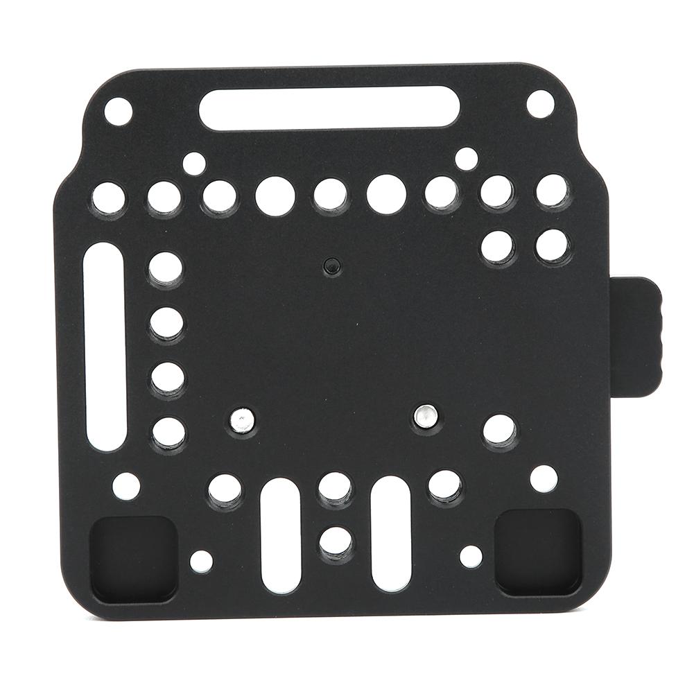 Aluminum Alloy CNC Firm Black VLock Plate Limit Structure Battery Quick Release Base