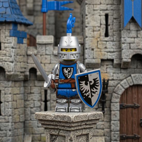 4 ks Mini středověký rytíř Stavebnice Hračka DIY Lehká Těžká zbroj Rytířská figurka Mini stavebnice Skládací hračka Dekorace Dárek pro sběratele