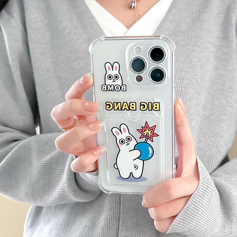 Zhitai Apple iPhone 15/14/XS Cartoon Card Holder Case