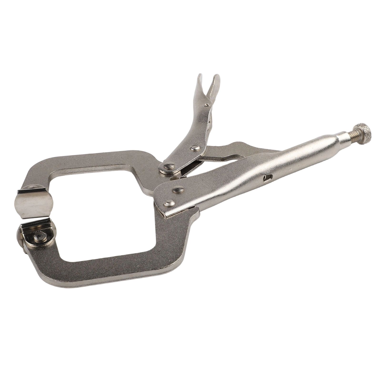 

Locking C Clamp Welding Pliers 9 inch Steel with Adjustable Pressure Screw and Wood Tenon Locator for Workshop Use China Mainland