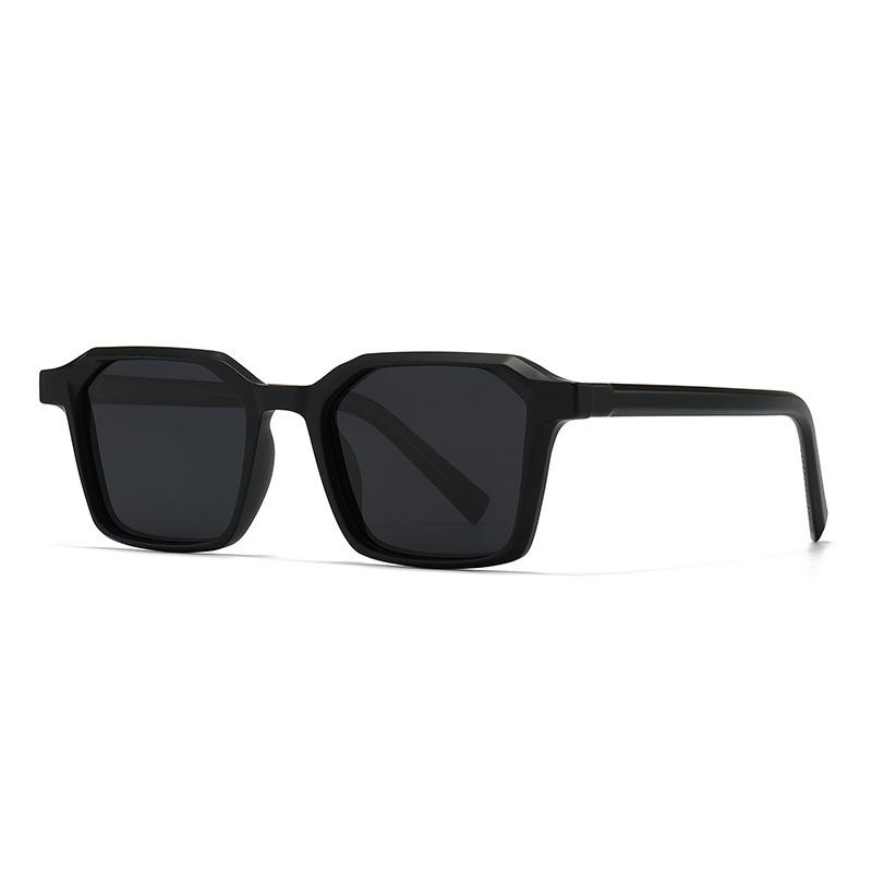 

European and American Fashion Polarized Sunglasses Square Frame UV400 Protection for Men Women Daily Commute Street Shades Cool