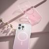 For iPhone 16 Pro Case Compatible with MagSafe Transparent Gradient Hard PC Phone Cover