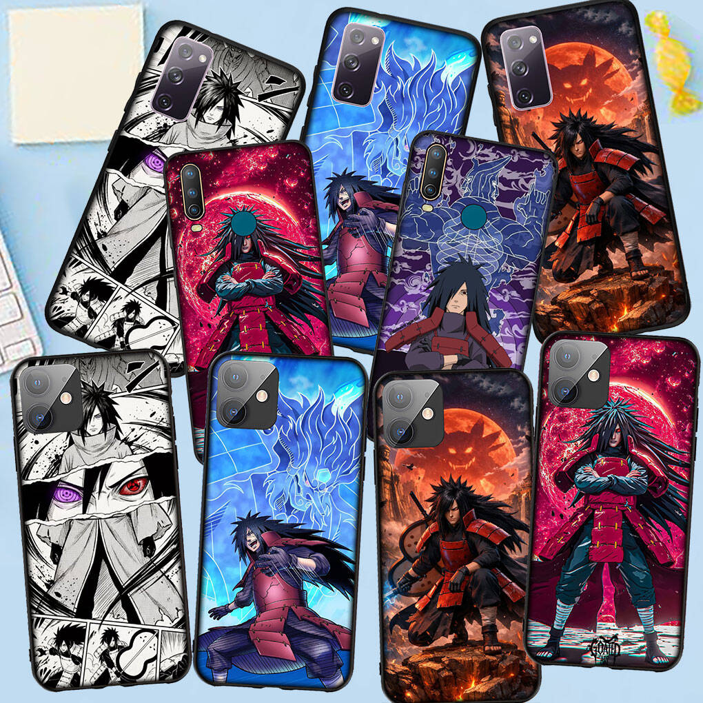 Phone Case for iPhone 17 15 16 Plus Redmi Note 14 12 11 13 Pro Max Huawei P30 P20 Lite OPPO A60 A40 A80 A38 A54 Cartoon Madaras Uchiha Narutos Cover