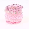 6Pcs Vibrant Playful Gradient Color Phone Line For Girls High Elasticity Headband Tied Bun Hair Loop Rubber Band Headband