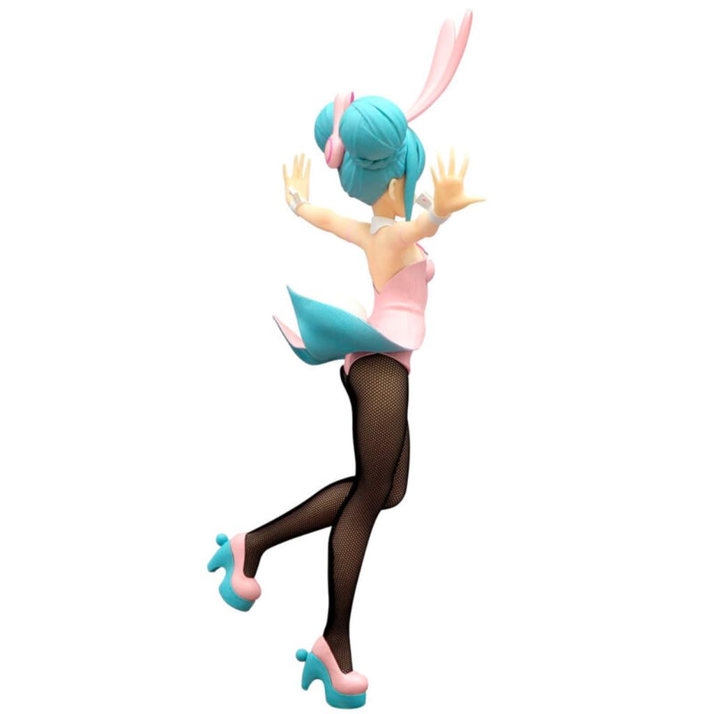 Furyu Figurka BiCute Bunnies Hatsune Miku Mrugnięcie Perłowy Róż Figurka wersja 30cm. Około.
