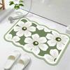 Diatom Mud Quick-Dry Anti-Slip Bathroom Floor Mat – Water-Absorbing Entrance Carpet