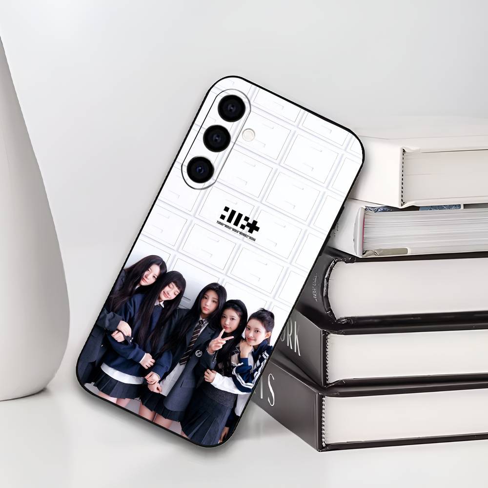 K-POP I-ILLIT Phone Case For Samsung Galaxy A73,A72,A71,A70,A53,A52,A51,Soft Silicone Black Cover