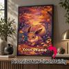 Personalized Eevee Diamond Art Custom Name 5D Diamond Painting Full Drill DIY Craft