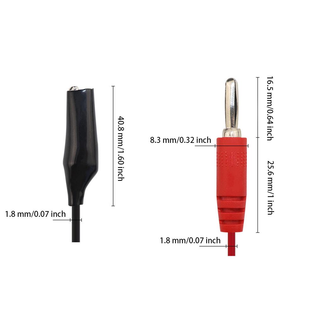 Cable Red Black Banana Head Wire Texting Measurement Multifunctional Long-Lasting Line Repair Maintenance Universal Power