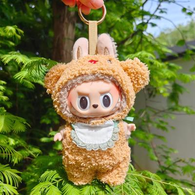 17 cm dukkeklær, søte klesdrakter, plysjtilbehør, myke jentegaver til gjør-det-selv, dukkeklær