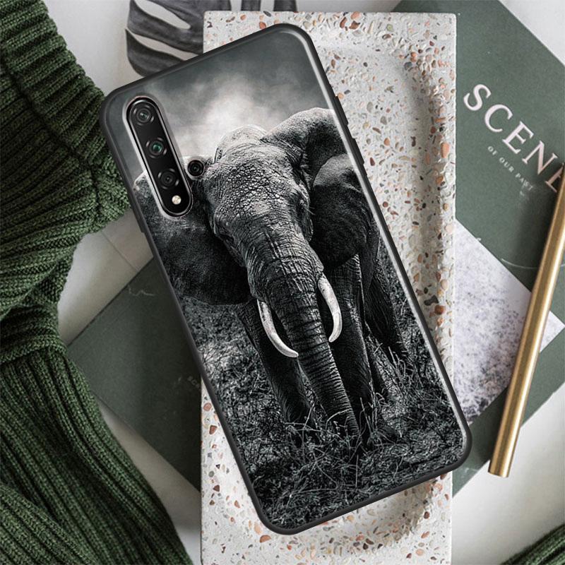 Indian Animal Elephant For Huawei Nova 10 9 SE 5T 12s 12i 11i Y91 Y90 Y60 Y70 Y72 Y61 P60 Pro P20 P40 P30 Lite Case