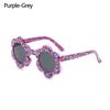 Favors Kids Sunglasses Flower Shaped Sunglasses for Toddler Girls Boys Round Flower Sunglasses