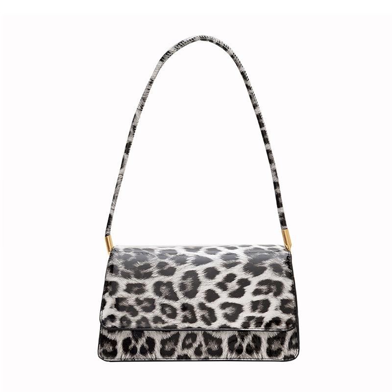 Trendy Leopard Print Handbag New Women's Bag Retro Fashion Shoulder Bag Underarm Handbag Women