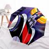 Robot, Space Automatic Opening and Closing, 8 Rib Structure Portable Umbrella, Suitable for Men and Women In All Seasons  Perfect Gift for H
