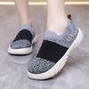 Shoes women's new casual single shoes lazy comfortable muffin shoes fashionable versatile breathable lightweight mother shoes