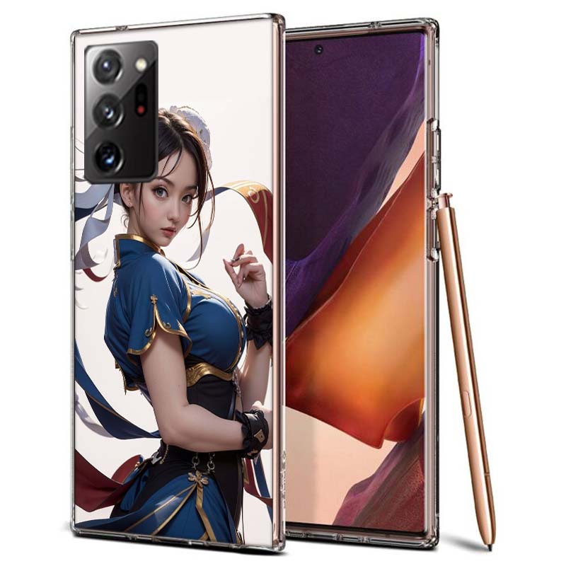 Game Anime Ch-Chun Li Phone Case for Samsung A55 A35 A25 A15 A07 A05S A16 A17 A26 A36 A37 A56 A57 Galaxy Note 20 10 A50S A71 A51