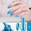 8ml metaliczny lustrzany lakier do paznokci złoty srebrny metalowy efekt nie można obrać bez potrzeby lampy UV 12 kolorów paznokcie artystyczny materiał do manicure