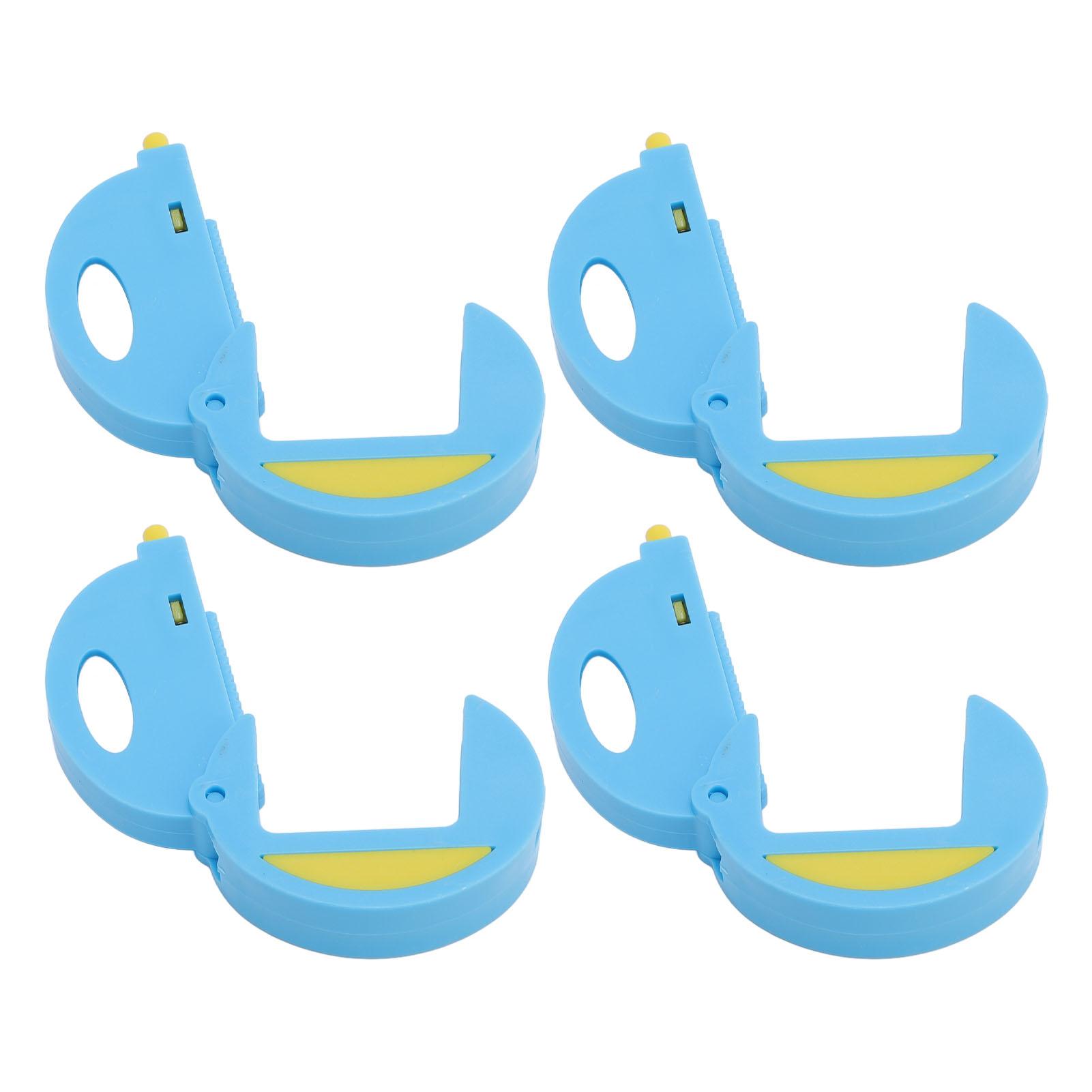 

4 шт. зажимов для запечатывания пакетов, экономящие место, безопасные, портативные, многофункциональные зажимы для закусок