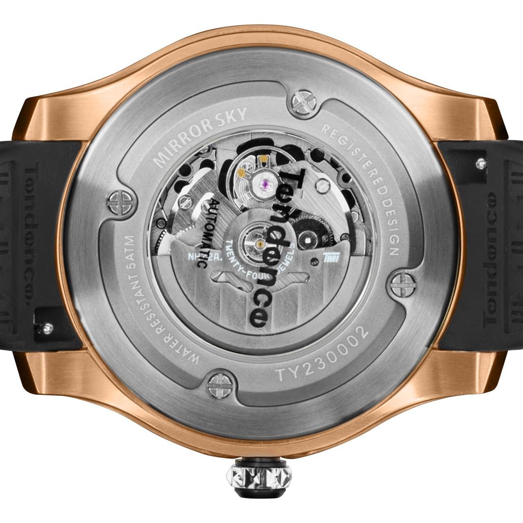 Automatic Watch Tendence Mirror Sky TY230002 Black [Tendence] Men's