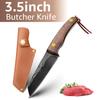 Handmade Forged Knife 4inch High Carbon Steel Mongolia Paring Knife Boning Knifes  Meat Cleaver Butcher Knife Chef Knife